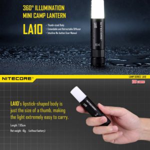 Mini lampa NITECORE LA10