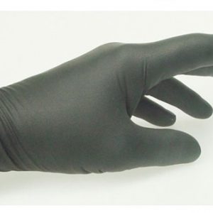 Jednorázové nitrilové  rukavice čierne