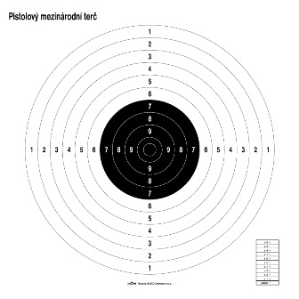 Medzinárodný pištoľový kruhový terč